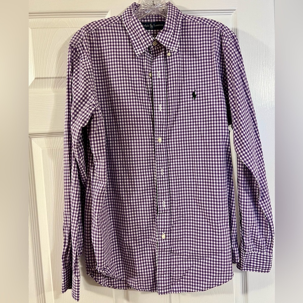 Men’s Medium Polo Button Down - image 1